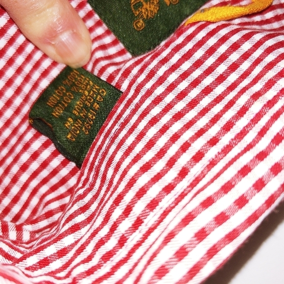 Timberland Red Check Button Shirt XL - Picture 7 of 7